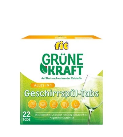 Grüne Kraft All in 1 gépi mosogató tabletta 22 db