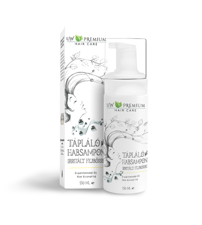 UW Premium Hair Care Tápláló Habsampon Irritált fejbőrre 150ml