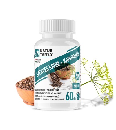 Natur Tanya® Szerves KRÓM+KAPORMAG 60 db