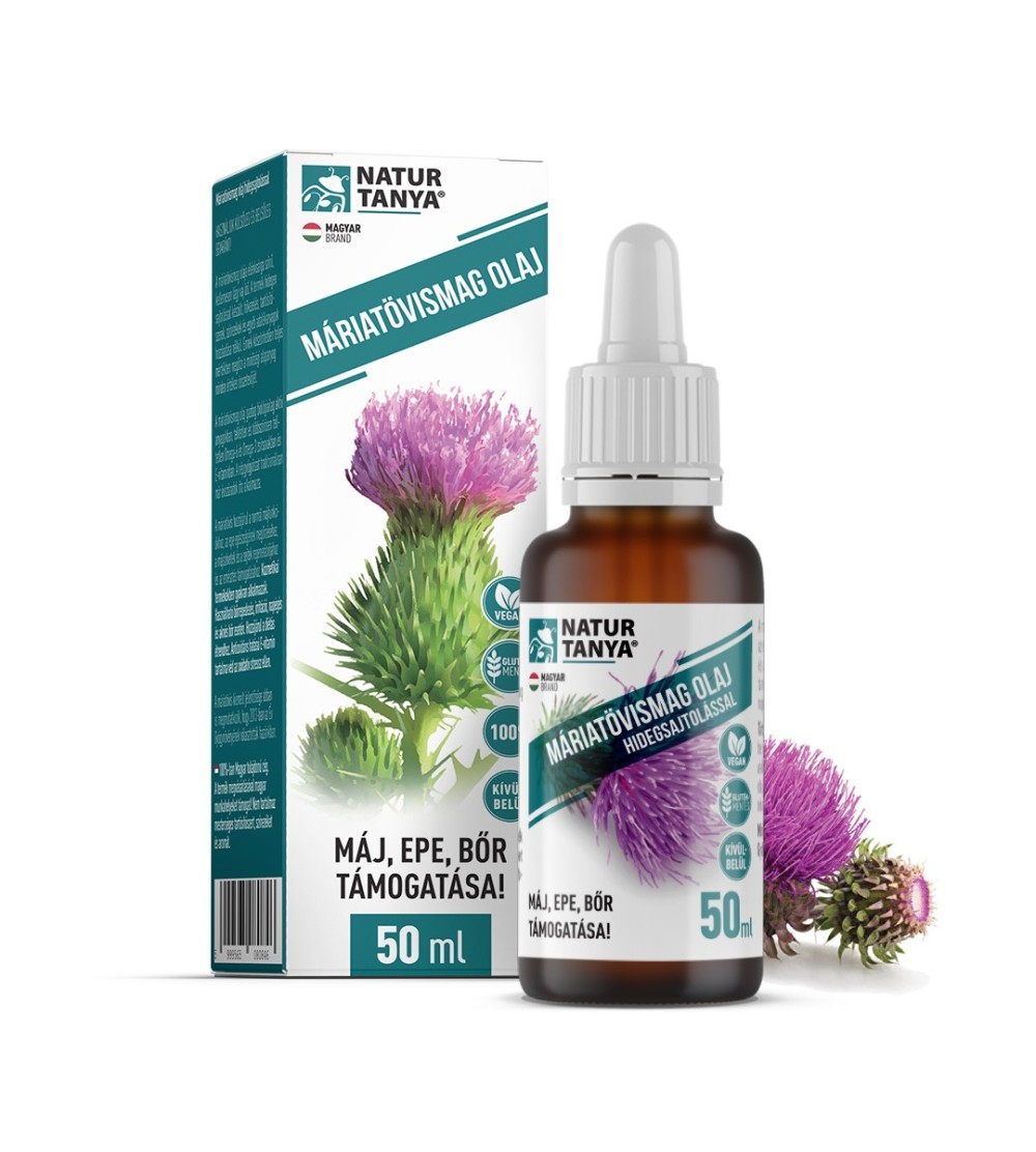 Natur Tanya® 100% Máriatövismag olaj hidegsajtolással 50 ml