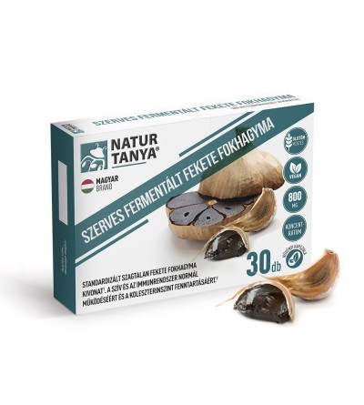 Natur Tanya® Fermentált Fekete Fokhagyma 30db