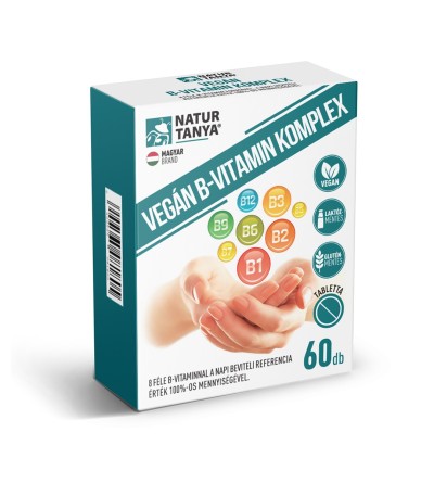 Natur Tanya® VEGÁN B-VITAMIN KOMPLEX 60db