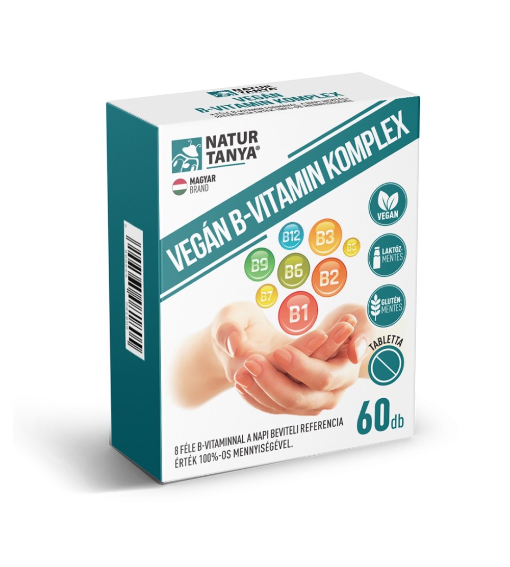 Natur Tanya® VEGÁN B-VITAMIN KOMPLEX 60db