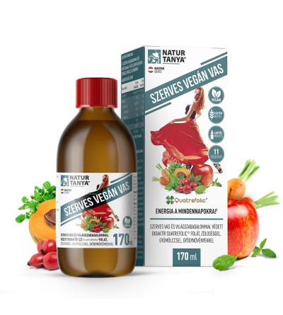 Natur Tanya® SZERVES VEGÁN VAS szirup 170ml