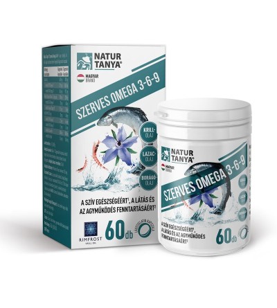 Natur Tanya® Szerves Omega 3-6-9 60 db