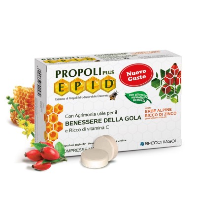 Natur Tanya® S. EPID® propoliszos szopogatós tabletta alpesi növénnyel, cinkkel, C-vitaminnal és édesítőszerekkel 24g