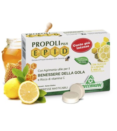 Natur Tanya® S. EPID® propoliszos szopogatós tabletta C-vitaminnal (mézes-citromos) - édesítőszerrel 24g