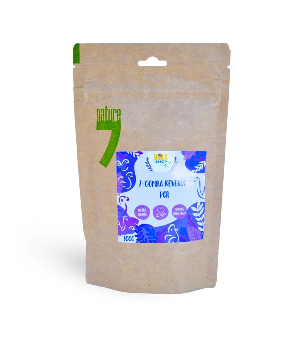 Bulkshop 7-gomba keverék por 100g