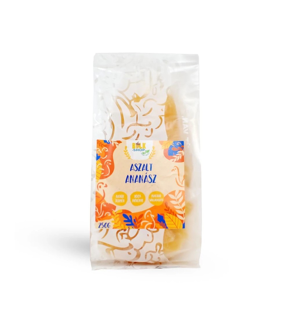 Bulkshop ananász aszalt 250g