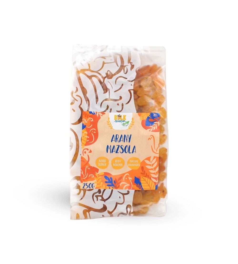 Bulkshop arany mazsola 250g