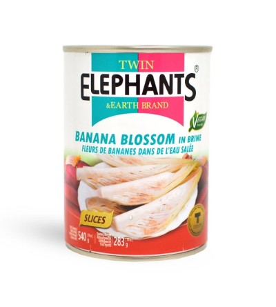 Twin Elephants banánvirág konzerv 540g
