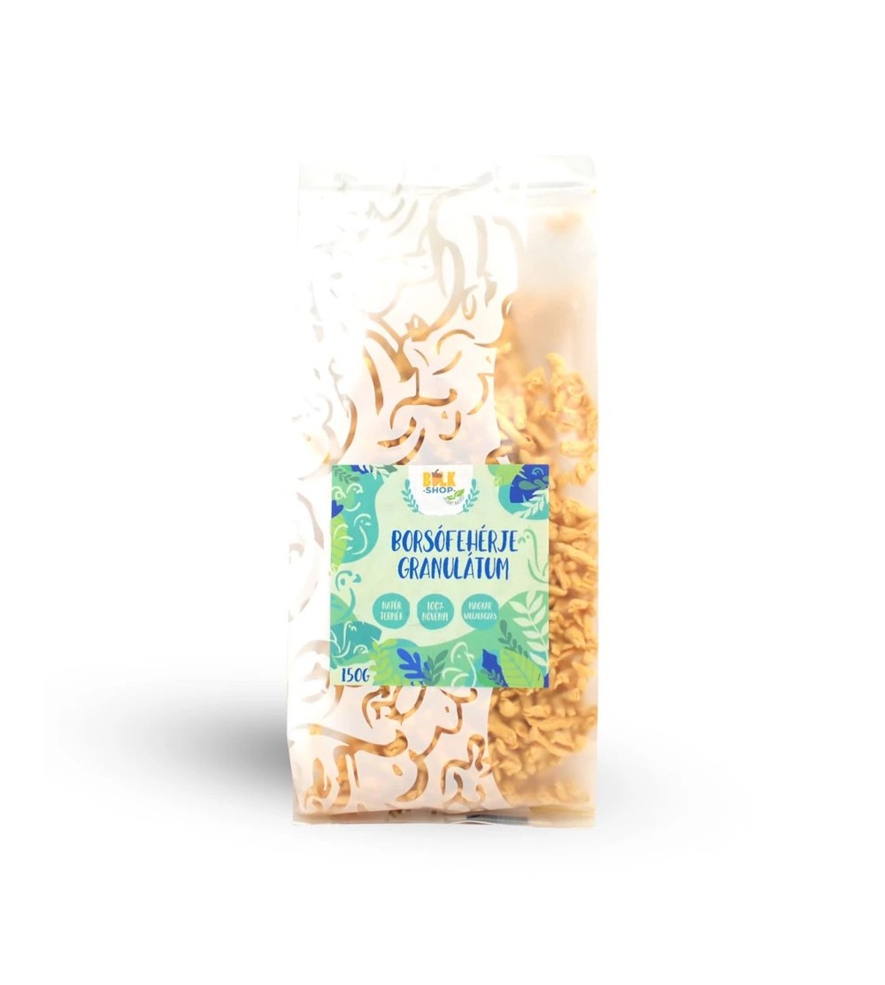 Bulkshop borsófehérje granulátum 150g