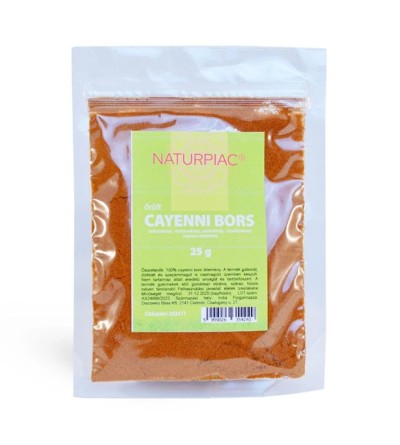 NaturPiac cayenne bors őrölt 25g