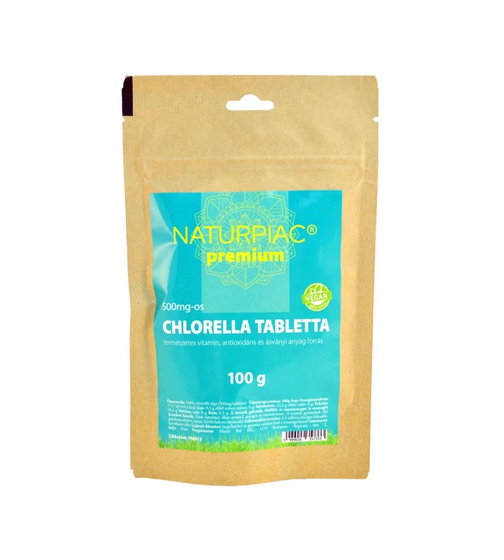 NaturPiac chlorella tabletta 100g