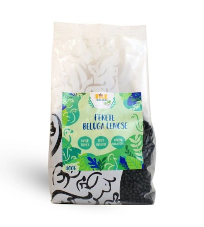 Bulkshop fekete beluga lencse 400g