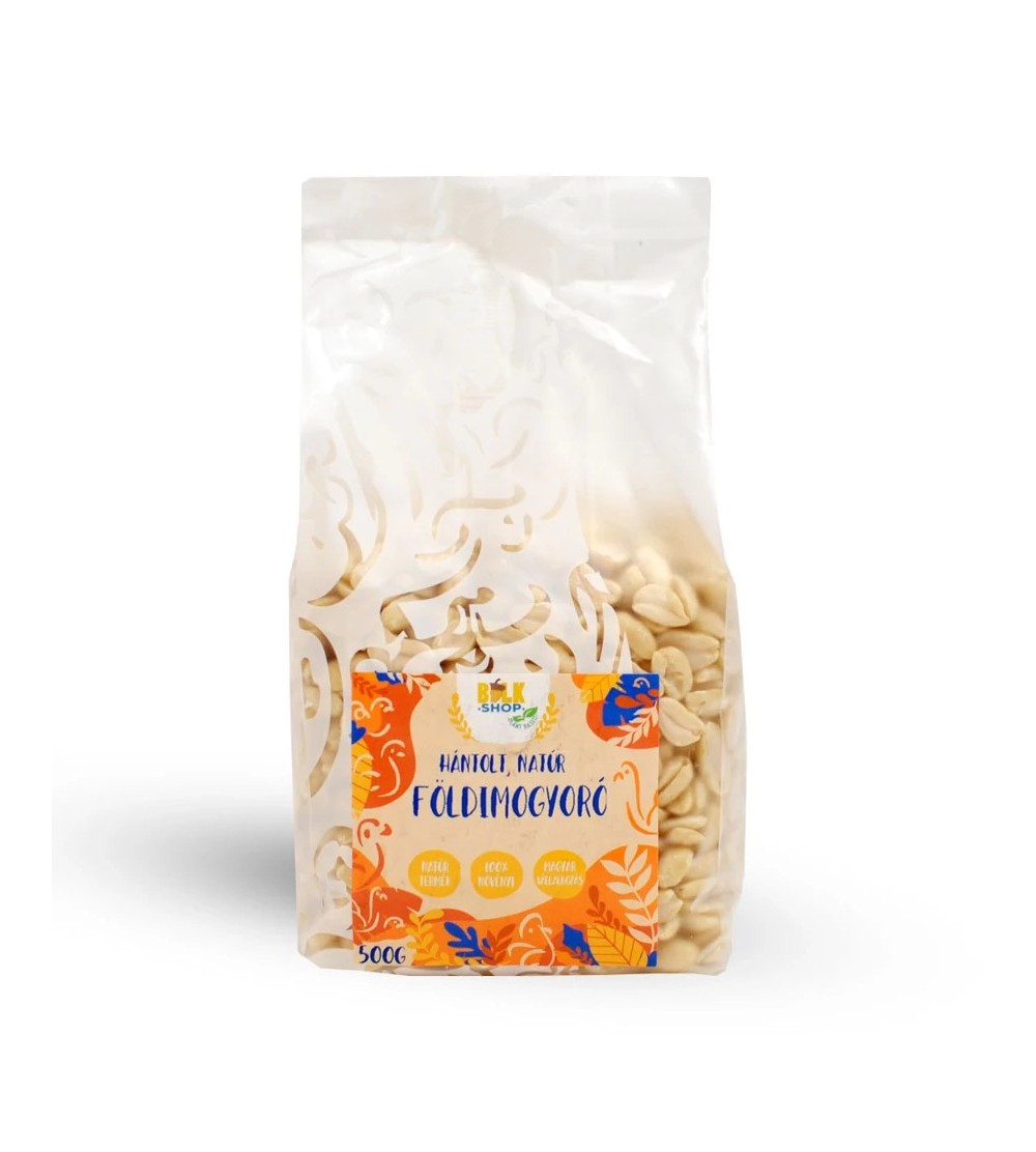 Bulkshop földimogyoró, hántolt, natúr 500g