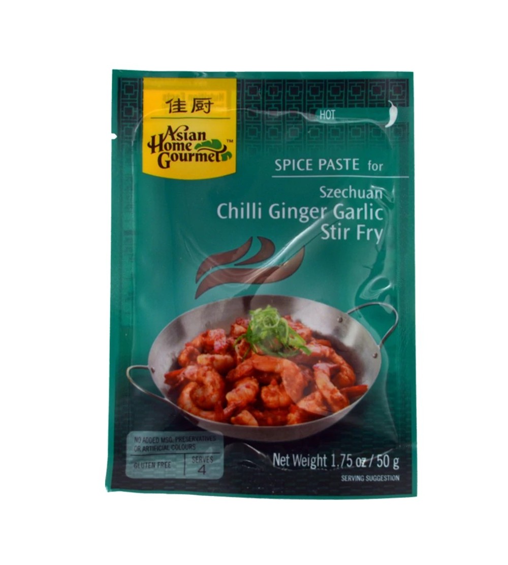 Szecsuáni (chili-gyömbér-fokhagyma) fűszer paszta 50g