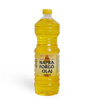 NaturPiac Napraforgó olaj 1 liter HIDEGEN SAJTOLT