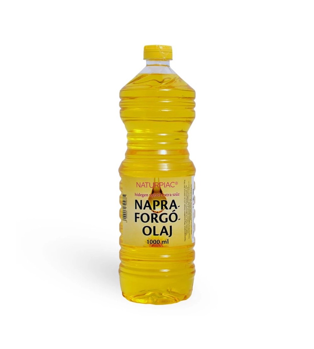 NaturPiac Napraforgó olaj 1 liter HIDEGEN SAJTOLT