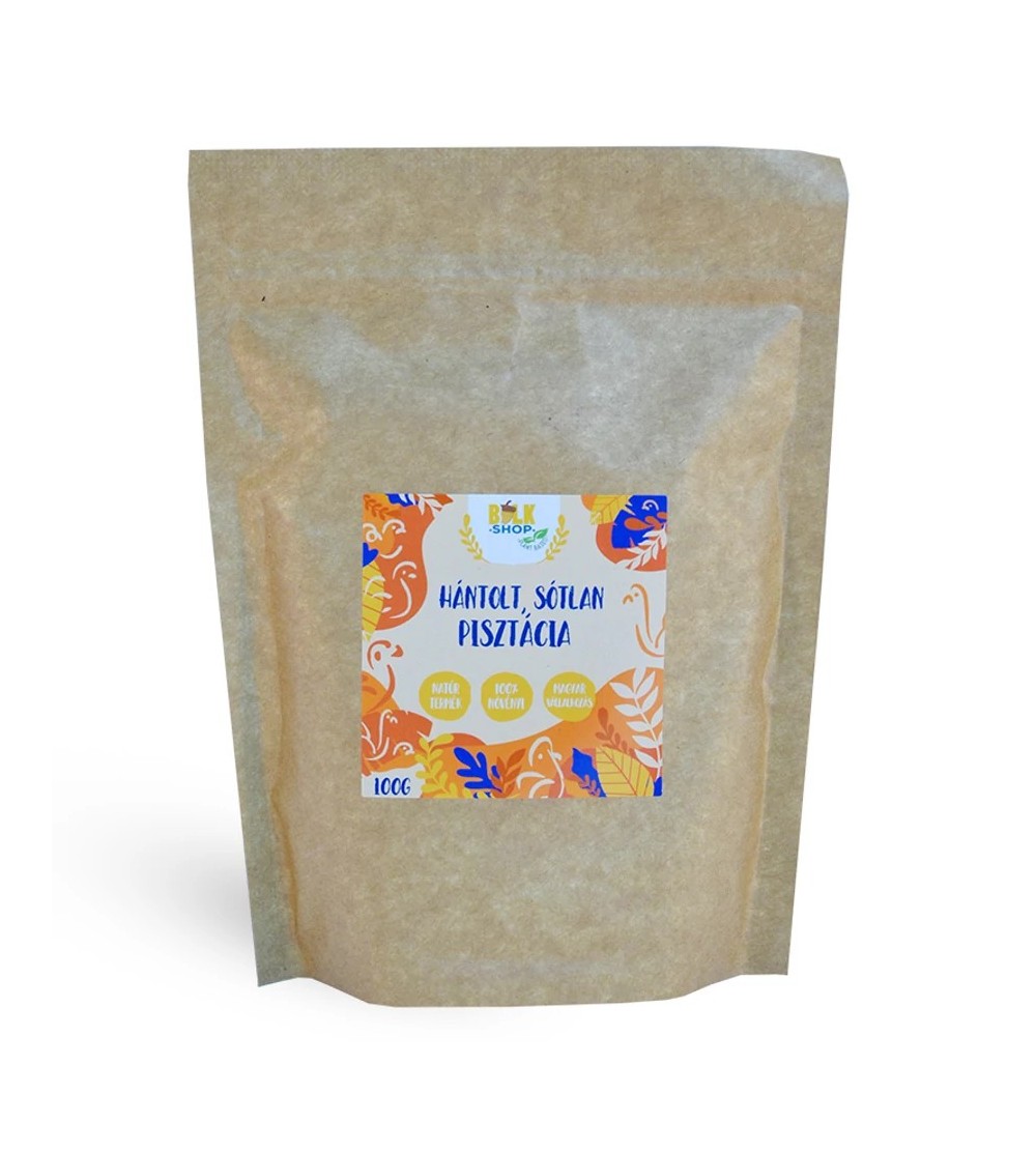 Bulkshop pisztácia, hántolt, sótlan 100g
