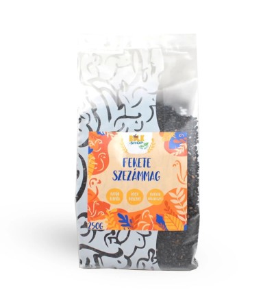Bulkshop szezámmag, fekete 250g