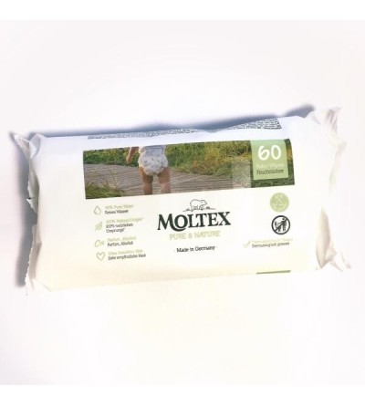 Moltex ÖKO Pure and Nature Baby 60db nedves törlőkendő