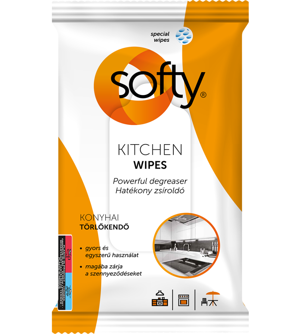 Softy konyhai nedves törlőkendő 40 lap