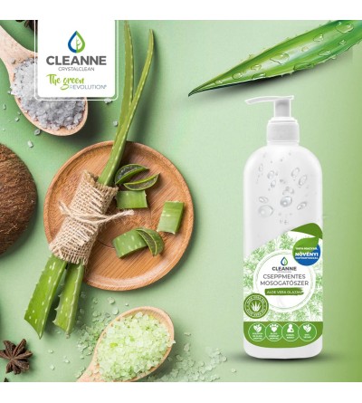 Cleanne Cseppmentes mosogatószer aloe vera olajjal 500ml