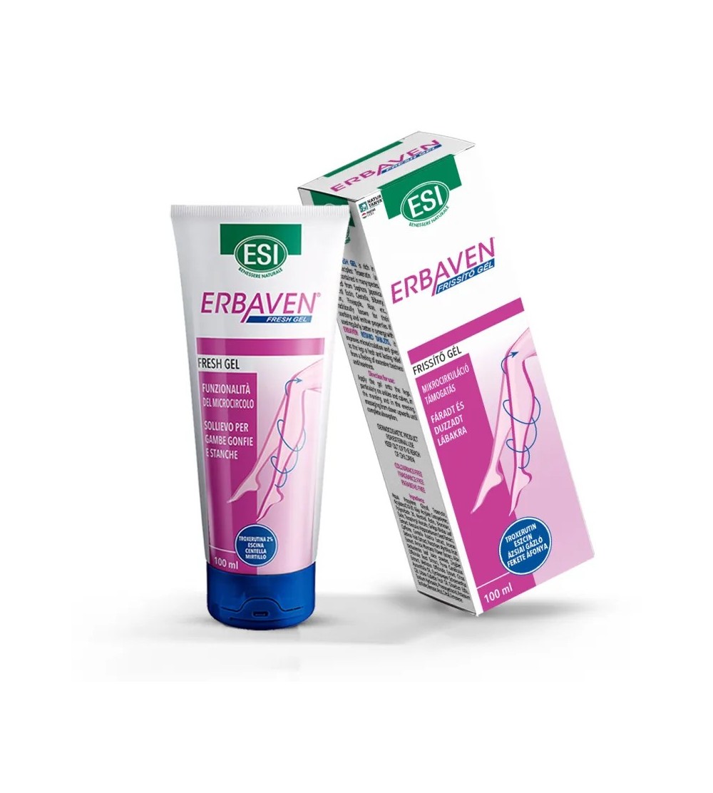 Natur Tanya® ESI® ERBAVEN® frissítő gél – 19 féle összetevővel, külsőleg