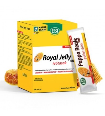 Natur Tanya® ESI® Royal Jelly - 1000 mg friss MÉHPEMPŐ folyékony ivótasakban