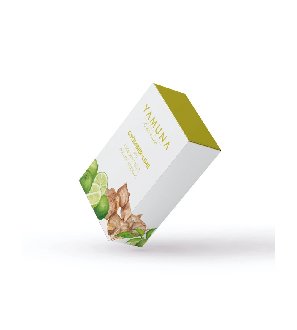 Yamuna Gyömbér-lime hidegen sajtolt szappan 110g
