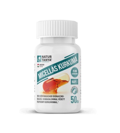 Natur Tanya - MICELLÁS KURKUMA 50db-os