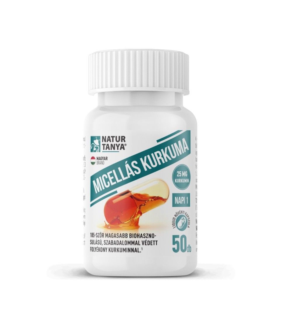 Natur Tanya - MICELLÁS KURKUMA 50db-os