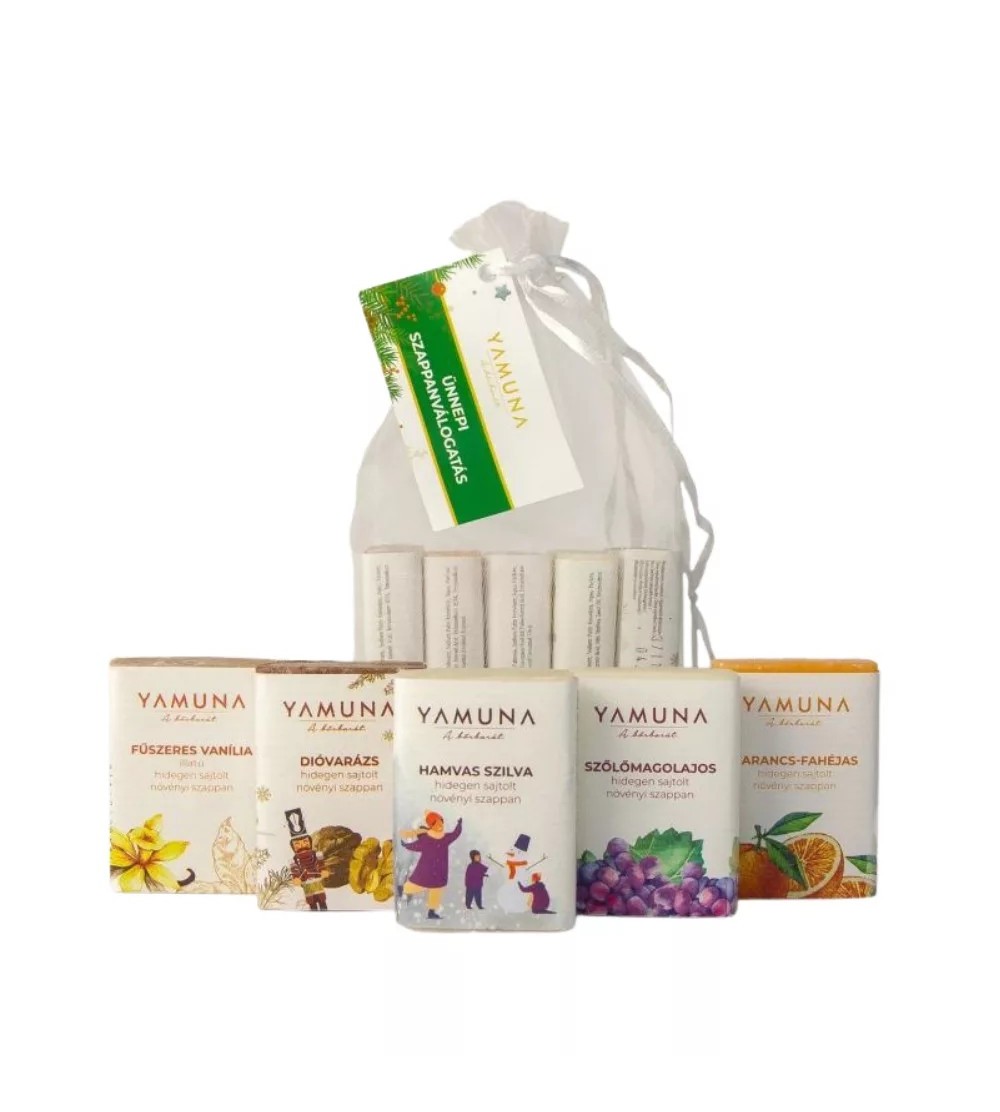 Yamuna Ünnepi szappanválogatás csomag (5x33g)
