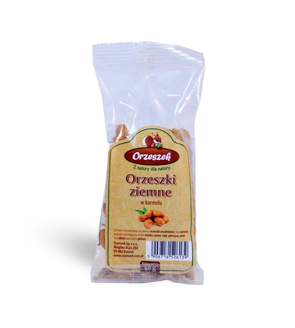 Orzeszek karamellás földimogyoró 50g