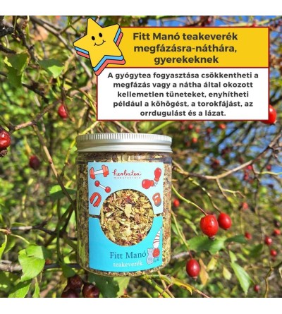HM Fitt manó megfázásra-náthára teakeverék gyerekeknek 60g