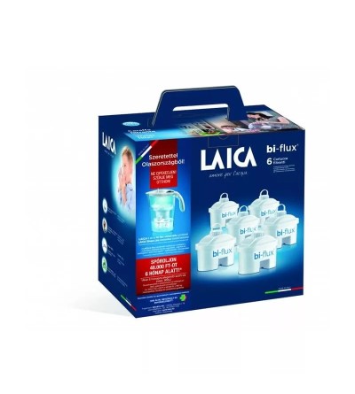 LAICA STREAM LINE vízszűrő kancsó-FEHÉR 6db szűrőbetéttel