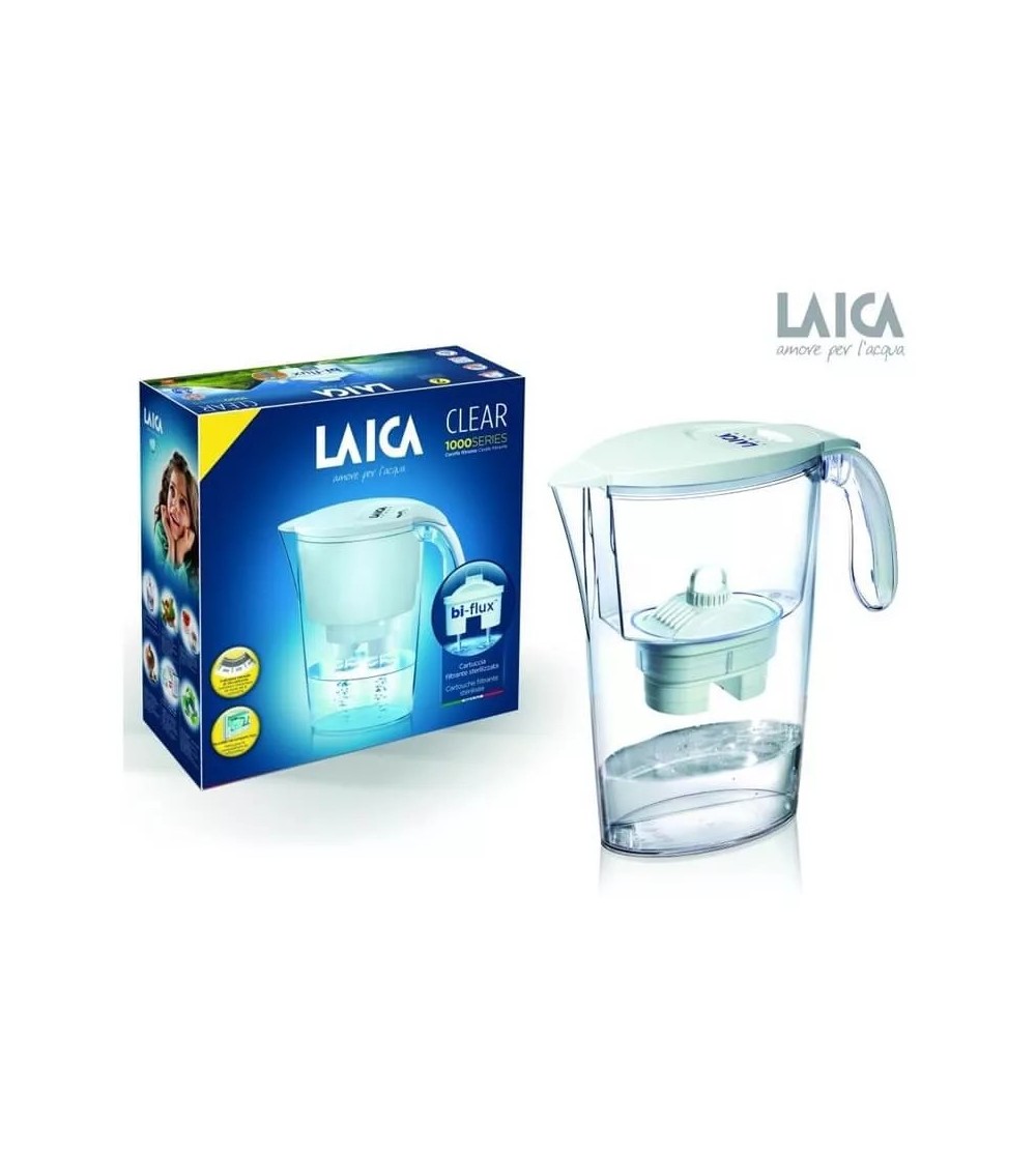 LAICA CLEAR LINE vízszűrő kancsó-FEHÉR
