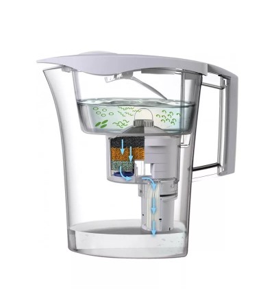 LAICA Predator vízszűrő kancsó, baktériumszűrős-FEHÉR