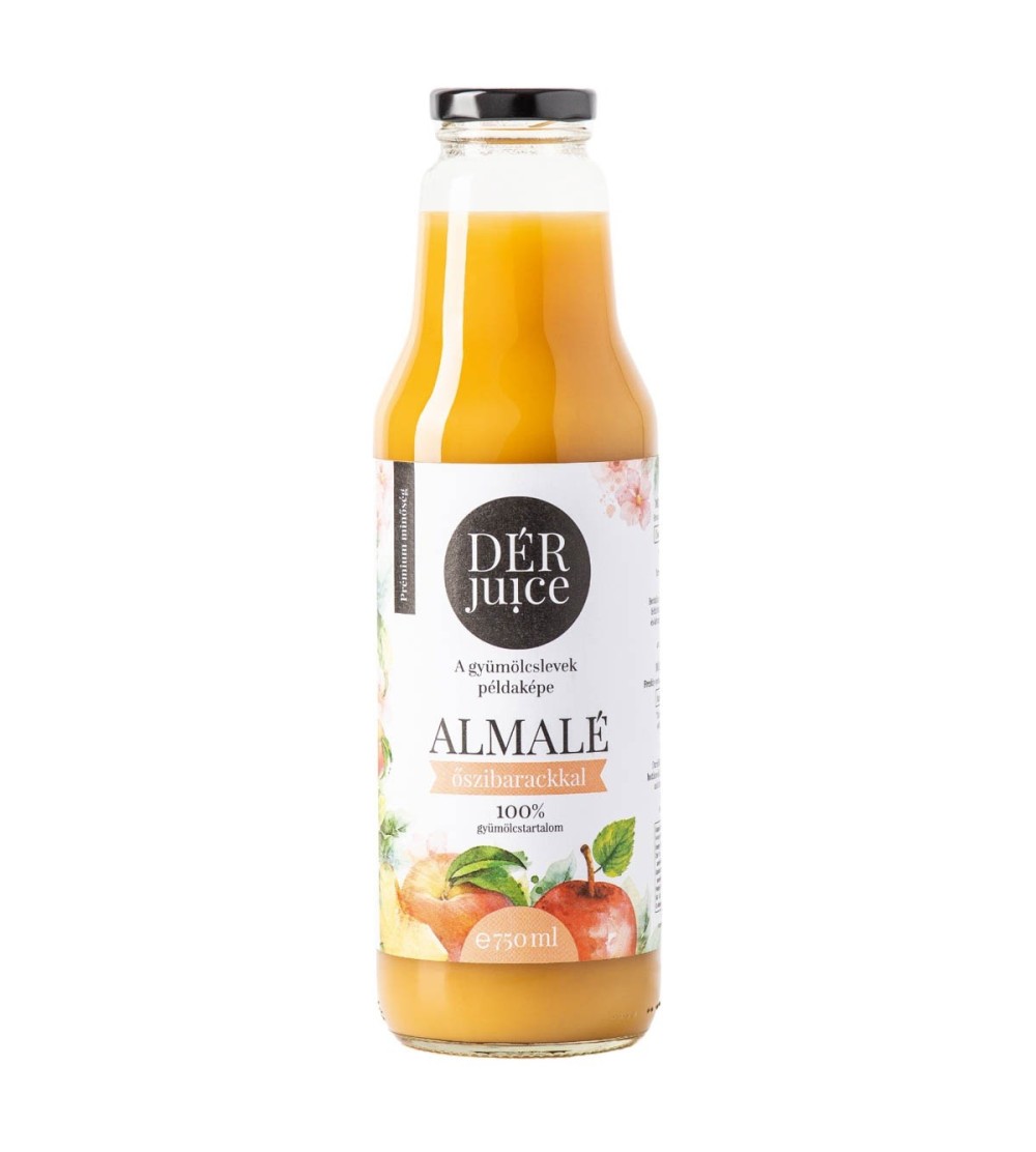 DÉR Juice Almalé Őszibarackkal 75-25%