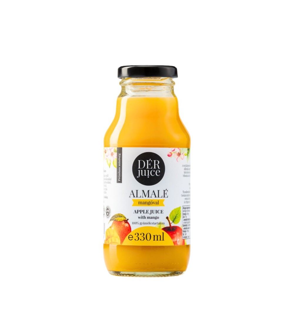 DÉR Juice Almalé Mangóval 80-20% 0,33L