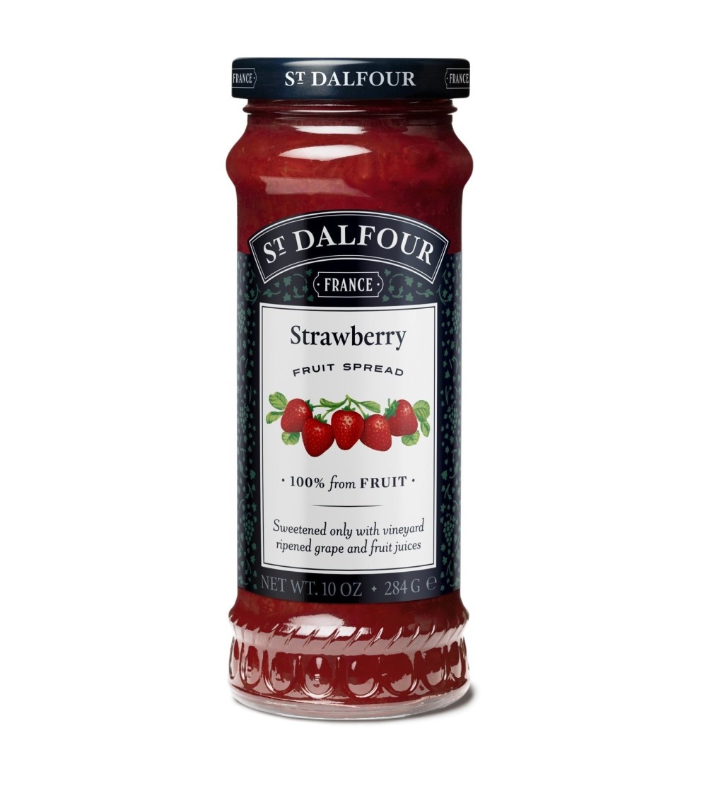St. Dalfour Gyümölcsvarázs extra eperdzsem 284g
