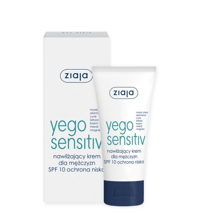 ZIAJA Yego Sensitive hidratáló arckrém férfiaknak 50ml