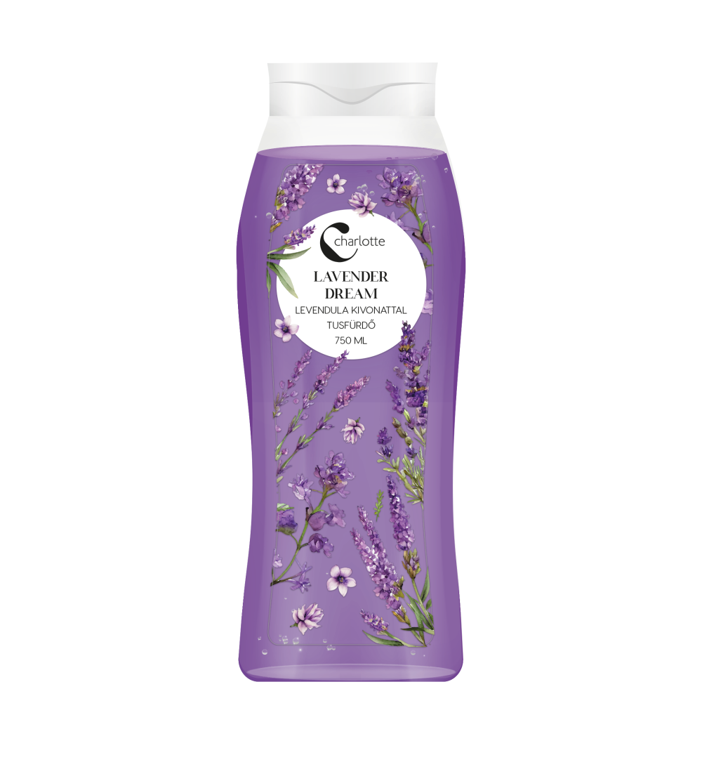 Charlotte tusfürdő LAVENDER DREAM 750 ml