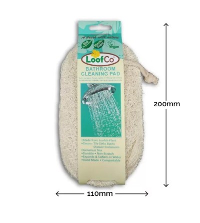 LoofCo Luffa szivacs fürdőszoba takarításhoz - 1 db